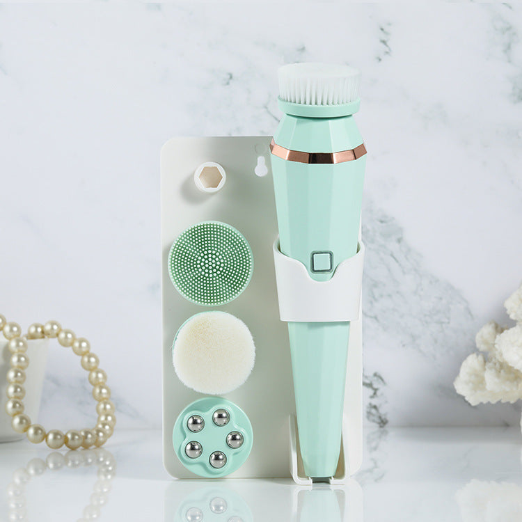 ElectroGlow Luxe Facial Cleansing Brush